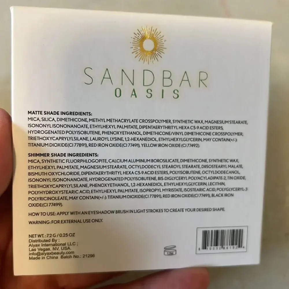 Sandbar Beauty The Oasis Palette